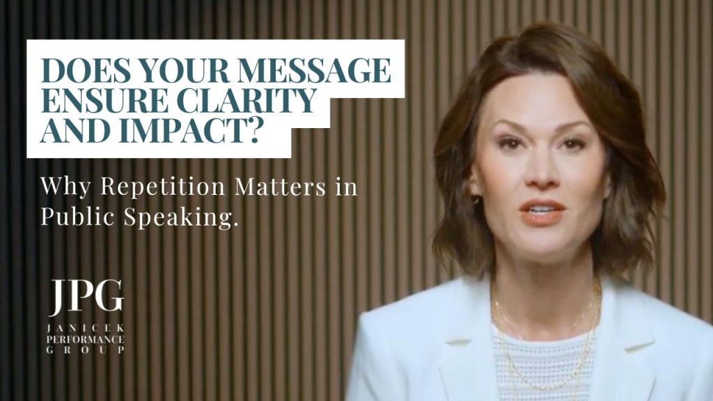 a secret to public speaking