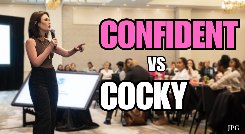 confident vs cocky